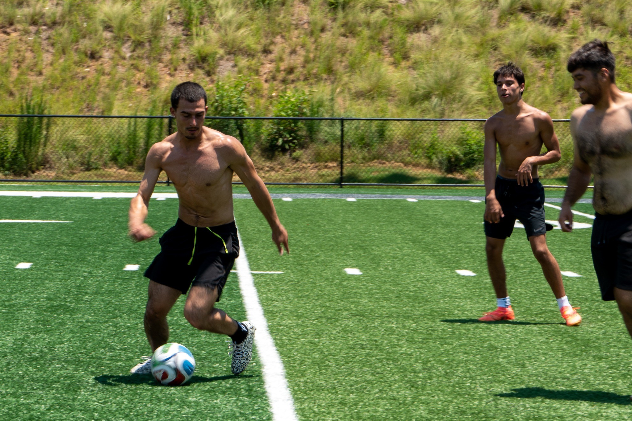Soccer action photograph by Andrew Frady